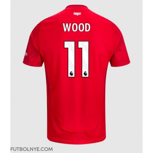 Camiseta Nottingham Forest Chris Wood #11 Primera Equipación 2024-25 manga corta